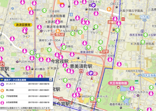 恵美須駅MAP