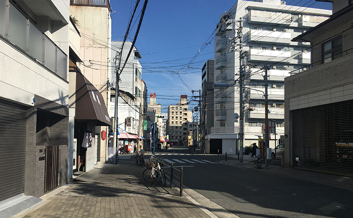 恵美須町（通天閣）の街並み